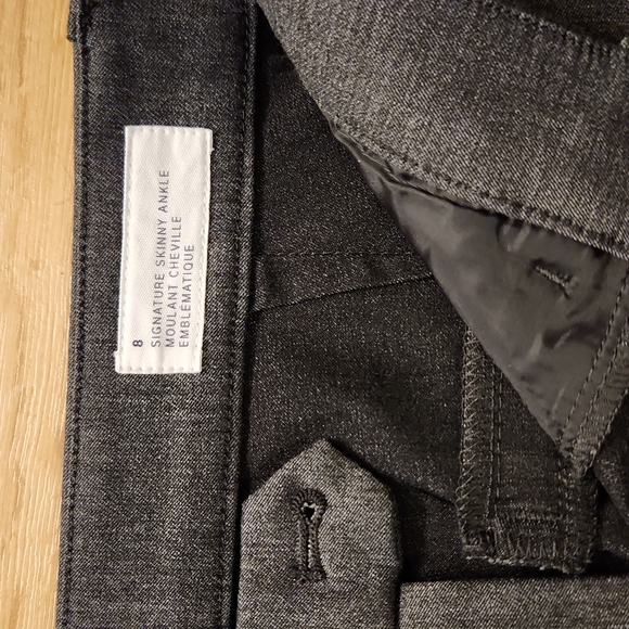 Gap signature skinny ankle pant, grey. Sz 8 - Picture 4 of 5